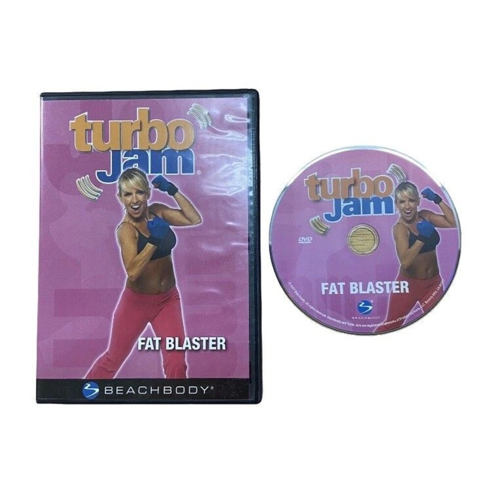 Turbo Jam Fat Blaster dvd Exercise Fitness Workout with Case